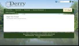 
							         Employee Links | Town of Derry NH								  
							    