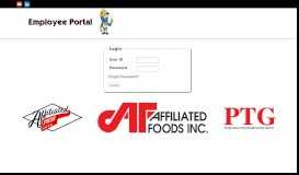 
							         Employee Login - Affiliated Foods Inc								  
							    