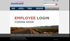 
							         Employee Login - Contrans Flatbed								  
							    