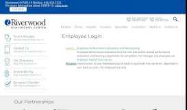 
							         Employee Login for employees at Riverwood Healthcare ...								  
							    