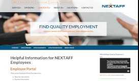 
							         Employee Login - Nextaff								  
							    