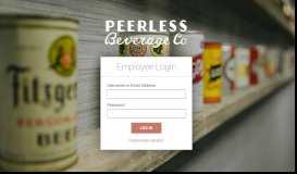 
							         Employee Login - Peerless Beverage Company								  
							    