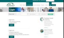 
							         Employee Login | Premier Medical Staffing Services | medical temp ...								  
							    