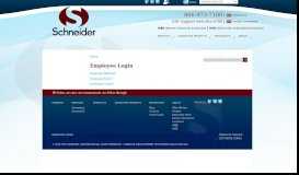 
							         Employee Login | Schneider Corp								  
							    