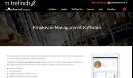 
							         Employee Management Software | Mitrefinch Inc								  
							    