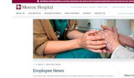 
							         Employee News - Monroe Hospital								  
							    