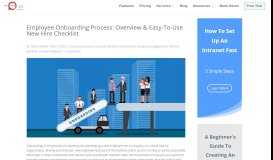 
							         Employee Onboarding Process: Overview & Easy-To-Use New Hire ...								  
							    