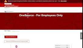 
							         Employee OneSource								  
							    