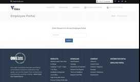 
							         Employee Online Access Portal - Valex								  
							    