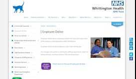 
							         Employee Online - Whittington Hospital								  
							    