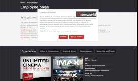 
							         Employee page - Cineworld								  
							    