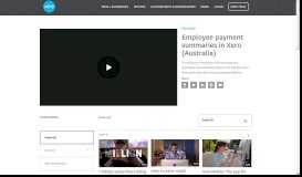 
							         Employee payment summaries in Xero (Australia) - Xero TV								  
							    