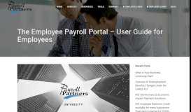 
							         Employee Payroll Portal User Guide Employees								  
							    