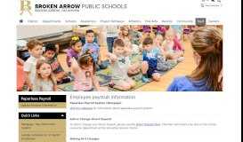 
							         Employee paystub information - Broken Arrow Public Schools								  
							    