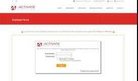 
							         Employee Portal - Activate Staffing								  
							    