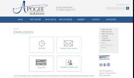 
							         Employee Portal - Apogee Solutions								  
							    