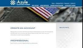 
							         Employee Portal - Azule Staffing								  
							    