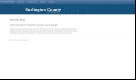 
							         Employee Portal - Benefits Blog - County of Burlington								  
							    