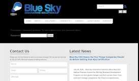 
							         Employee Portal - Blue Sky Innovative Solutions								  
							    