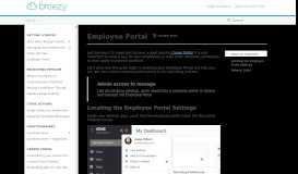 
							         Employee Portal - Breezy HR								  
							    