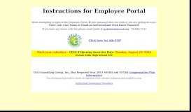 
							         Employee Portal - CESA 8								  
							    