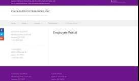 
							         Employee Portal – CHICKASAW DISTRIBUTORS, INC.								  
							    