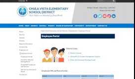 
							         Employee Portal - Chula Vista Elementary School District								  
							    
