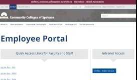 
							         Employee Portal - Community Colleges of Spokane								  
							    