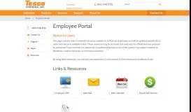 
							         Employee Portal | Control System Integrator | Tesco Controls, Inc.								  
							    