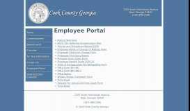 
							         Employee Portal - Cook County Georgia								  
							    