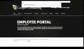 
							         EMPLOYEE PORTAL | Cooper Consulting Company								  
							    