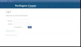 
							         Employee Portal - - County of Burlington								  
							    