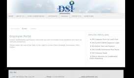
							         Employee Portal - Davis DSI								  
							    