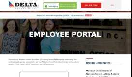 
							         Employee Portal - Delta Companies								  
							    
