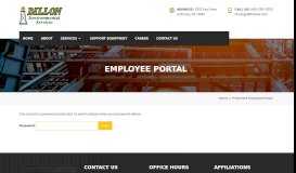 
							         Employee Portal – Dillon Environmental								  
							    