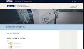 
							         Employee Portal | Division of Public Safety - UCONN Public Safety								  
							    