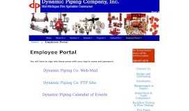 
							         Employee Portal + - Dynamic Piping								  
							    