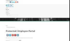 
							         Employee Portal - EEC Environmental								  
							    