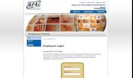 
							         Employee Portal - EF&I Services Corp, Telecommunication Services ...								  
							    