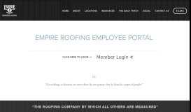 
							         Employee Portal — Empire Roofing								  
							    