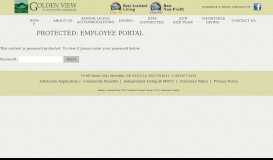
							         Employee Portal – Golden View Health Care								  
							    