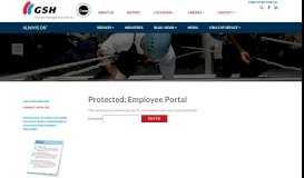 
							         Employee Portal - GSH - GSH Group								  
							    