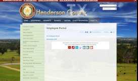 
							         Employee Portal | Henderson County								  
							    