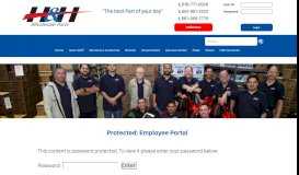 
							         Employee Portal - H&H Wholesale Parts								  
							    