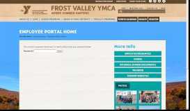 
							         Employee Portal Home | Frost Valley YMCA								  
							    