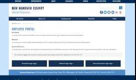 
							         Employee Portal | Human Resources | New Hanover County | North ...								  
							    