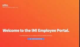 
							         Employee Portal - IMI								  
							    