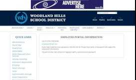 
							         Employee Portal Information - Woodland Hills School District								  
							    