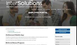 
							         Employee Portal - InterSolutions								  
							    