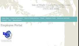 
							         Employee Portal - Isle of Wight Department of Social Services								  
							    
